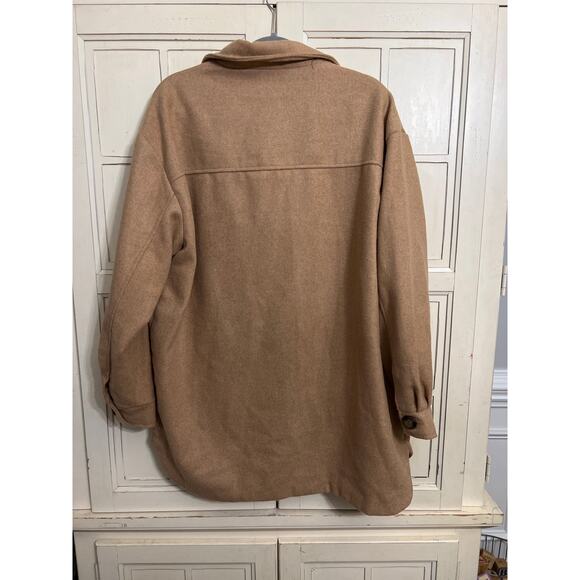 Vine & Valley size large beige shacket type jacket - Picture 3 of 3
